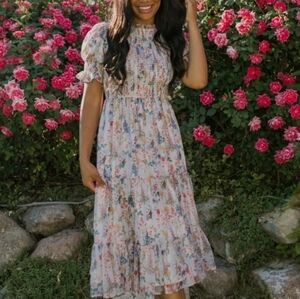 Ivy City Co Cordelia Floral Midi